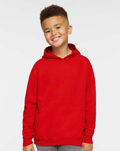 LAT Youth Fleece Hoodie Sweatshirt 2296 #colormdl_Red