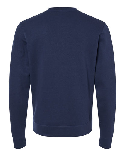 J. America Unisex BTB Fleece Crewneck Sweatshirt 8721 #color_True Navy