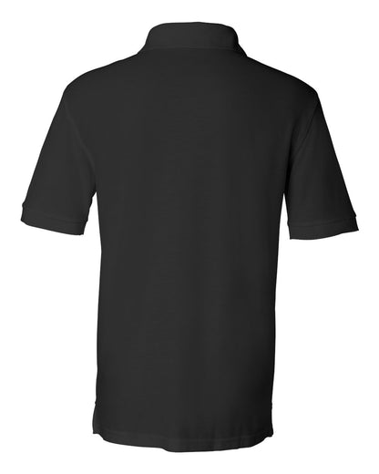 Sierra Pacific Men's Silky Smooth Piqué Polo 0500 #color_Black