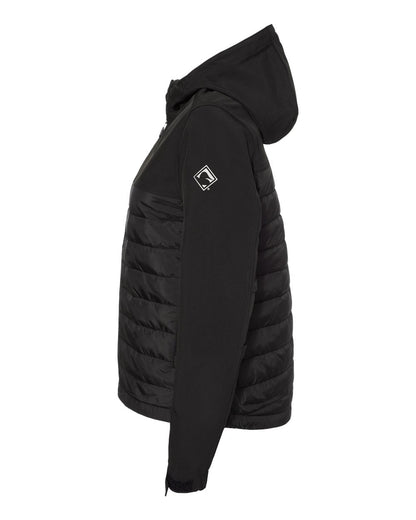 DRI DUCK Women's Vista Soft Shell Puffer Jacket 9415 #color_Black