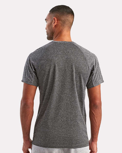 TriDri Unisex Panelled Tech T-Shirt TD011 #colormdl_Black Melange