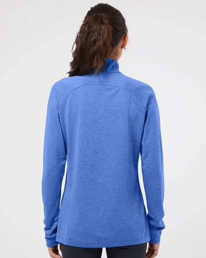 Adidas Women's Lightweight Quarter-Zip Pullover A281 #colormdl_Collegiate Royal Heather/ Carbon