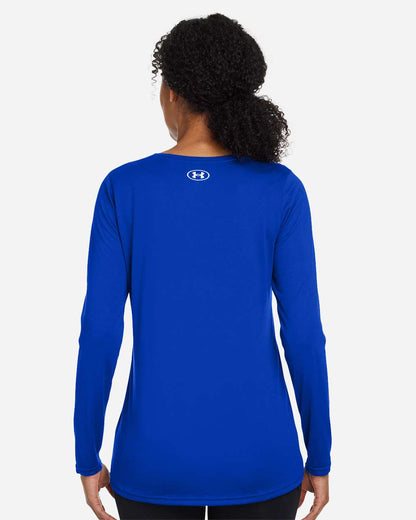 Under Armour Women's Team Tech™ Long Sleeve T-Shirt 1376852 #colormdl_Royal/ White