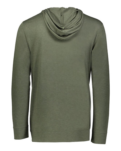Holloway Men's Repreve® Eco Hooded Sweatshirt 222577 #color_Olive Heather