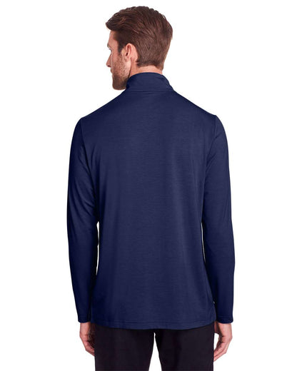 North End Men's JAQ Stretch Performance Snap-Neck Pullover NE400 #colormdl_Classic Navy