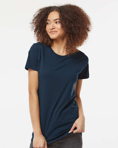 Tultex Women's Premium Cotton T-Shirt 516 #colormdl_Navy