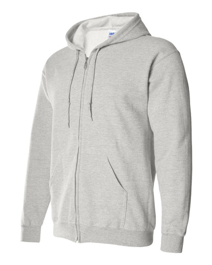 Gildan Unisex Heavy Blend™ Full-Zip Hooded Sweatshirt 18600 #color_Ash
