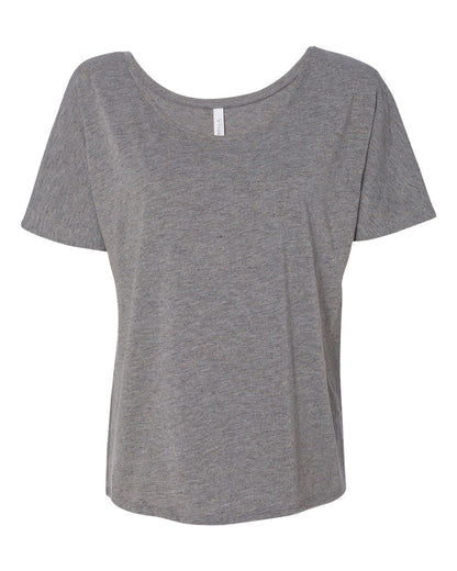 BELLA + CANVAS Women’s Slouchy Tee 8816 #color_Deep Heather Speckled