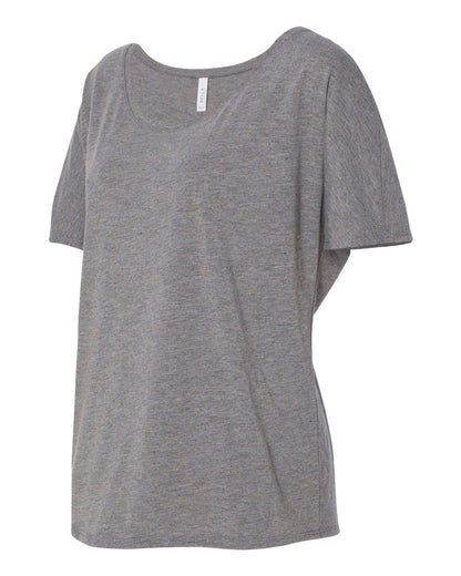 BELLA + CANVAS Women’s Slouchy Tee 8816 #color_Deep Heather Speckled