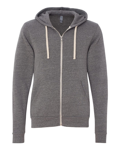 BELLA + CANVAS Triblend Sponge Fleece Full-Zip Hoodie 3909 #color_Grey Triblend