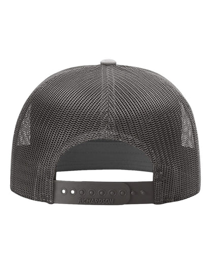 Richardson Seven-Panel Trucker Cap 168 #color_Charcoal