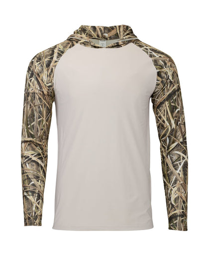 Paragon Men's Biloxi Performance Colorblocked Hooded Sweatshirt 241 #color_Shadow Grass