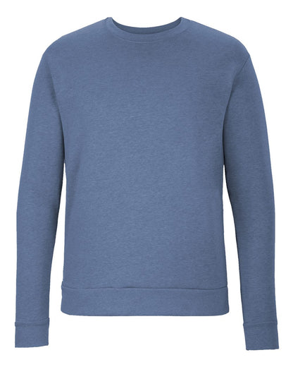 Next Level Malibu Crewneck Sweatshirt 9002 #color_Heather Bay Blue