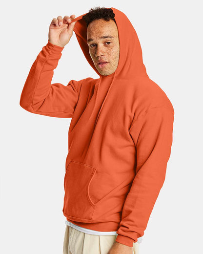 Hanes Unisex EcoSmart® Hooded Sweatshirt P170 #colormdl_Texas Orange