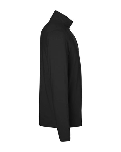 Devon & Jones Men's Raleigh Stretch Quarter-Zip Pullover DG425 #color_Black