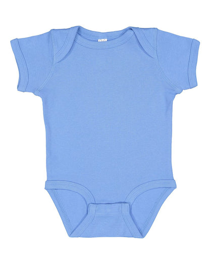Rabbit Skins Infant Baby Rib Bodysuit 4400 #color_Carolina Blue