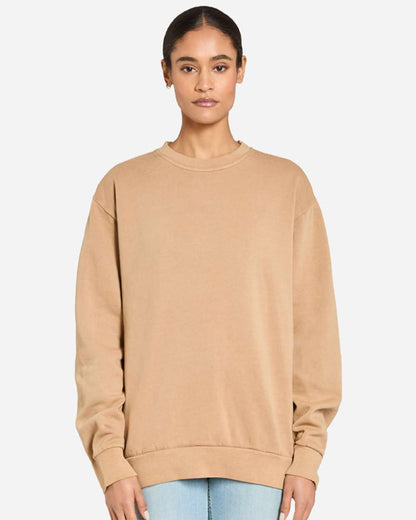 Lane Seven Unisex Urban Crewneck Sweatshirt LS16004 #colormdl_Pigment Burro