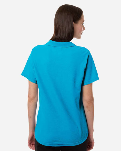 CORE365 Women's Resolve CVC Performance Pique Polo CE106W #colormdl_Electric Blue