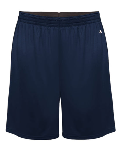 Badger Ultimate SoftLock™ 8" Shorts 4002 #color_Navy