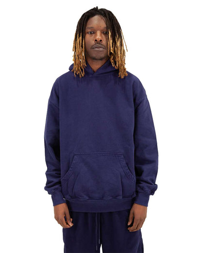 Shaka Wear Men's Los Angeles Garment-Dyed Hooded Sweatshirt SHGDH #colormdl_Navy
