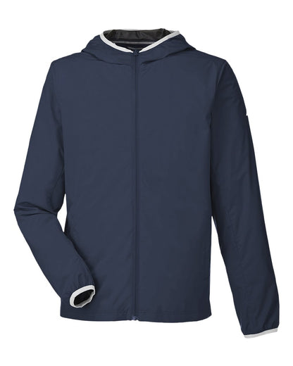 Nautica Men's Stillwater Hooded Windbreaker N17926 #color_Navy