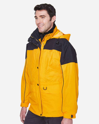 North End Men's 3-in-1 Two-Tone Parka 88006 #colormdl_Sun Ray