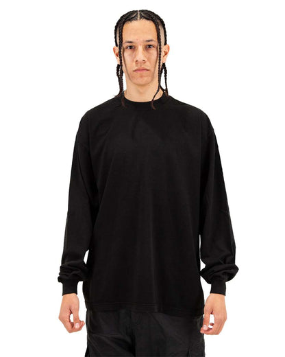 Shaka Wear Men's Garment-Dyed Long Sleeve T-Shirt SHGDLS #colormdl_Black