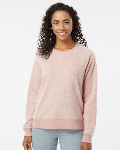 Boxercraft Women's Fleece Out Pullover K01 #colormdl_Blush