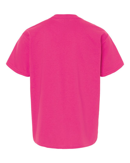 Gildan Youth Light Cotton T-Shirt 3000B #color_Heliconia