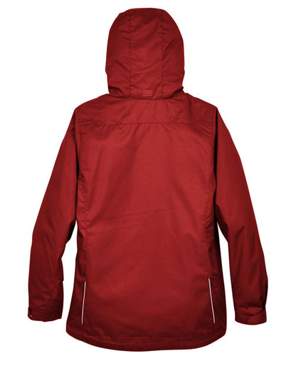 CORE365 Women's 3-in-1 Jacket with Fleece Liner 78205 #color_Classic Red