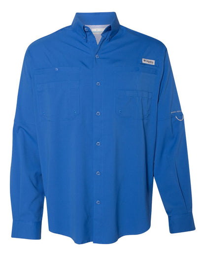 Columbia Men's PFG Tamiami™ II Fishing Shirt 128606 #color_Vivid Blue