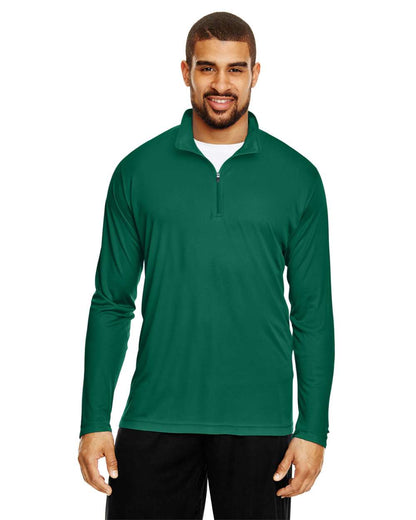 Team 365 Men's Zone Performance Quarter-Zip Pullover TT31 #colormdl_Sport Forest