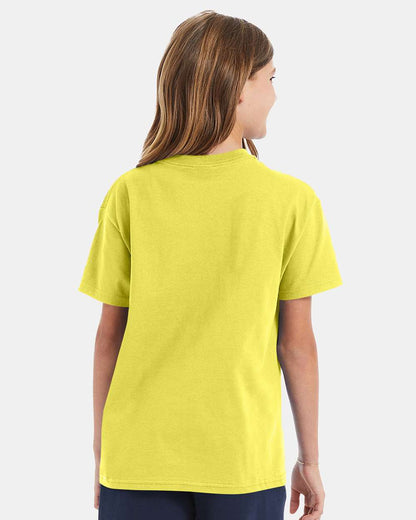 Hanes Authentic Youth T-Shirt 5450 #colormdl_Yellow