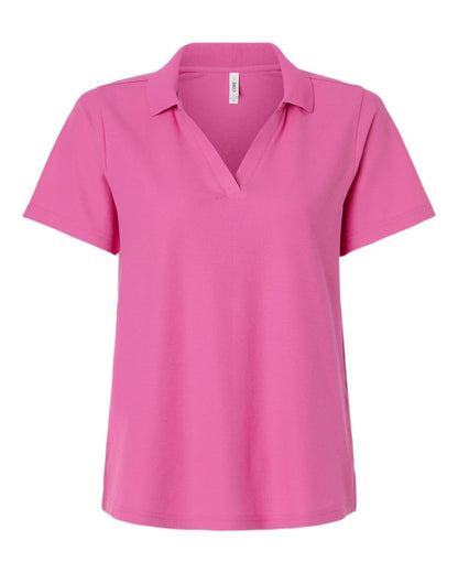 CORE365 Women's Resolve CVC Performance Pique Polo CE106W #color_Charity Pink