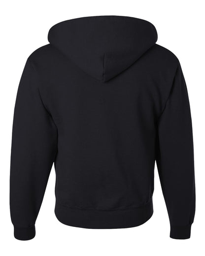JERZEES Unisex Super Sweats NuBlend® Full-Zip Hooded Sweatshirt 4999MR #color_Black