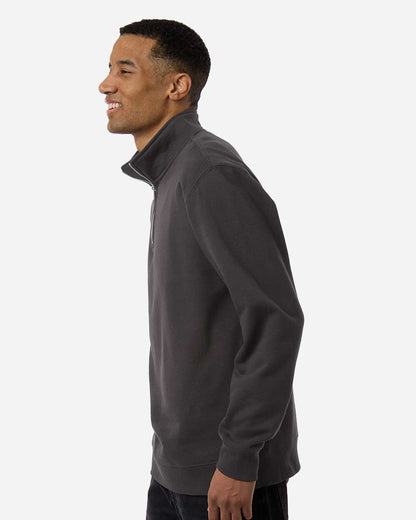 Independent Trading Co. Unisex Midweight Quarter-Zip Pullover SS4600QZ #colormdl_Asphalt