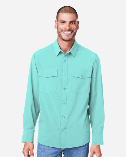CORE365 Men's Ultra UVP® Marina Shirt CE510L #colormdl_Sea Glass
