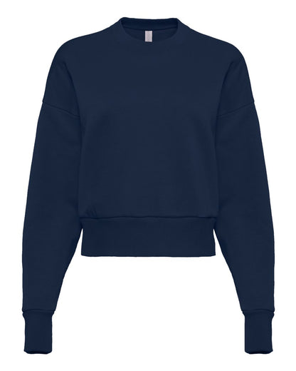 Next Level Women's Heavyweight Crewneck Sweatshirt 9087 #color_Midnight Navy