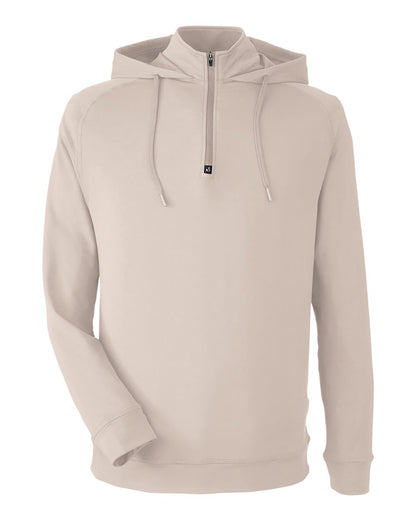 Swannies Unisex Vandyke Quarter-Zip Hooded Sweatshirt SWV600 #color_Tan