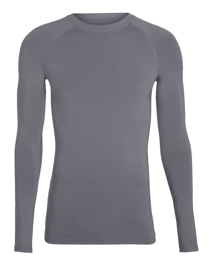 Augusta Sportswear Unisex Hyperform Compression Long Sleeve Shirt 2604 #color_Graphite