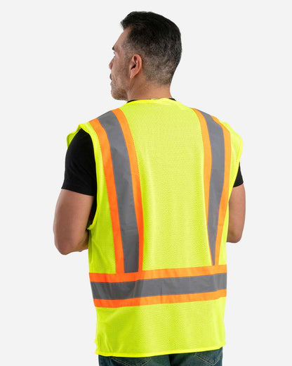 Berne Apparel Unisex Hi-Vis Class 2 Multi-Color Vest HVV046 #colormdl_Yellow
