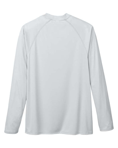 CORE365 Unisex Ultra UVP™ Marina Raglan Long Sleeve T-Shirt CE110 #color_Platinum