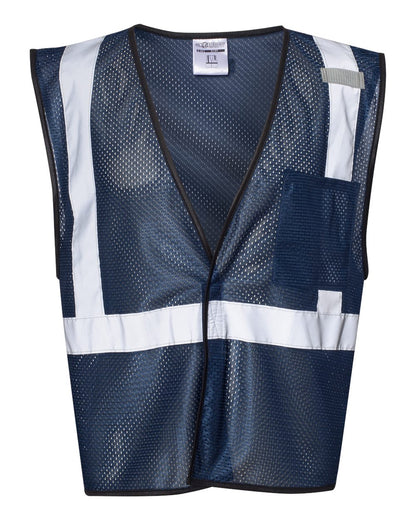 Kishigo Unisex EV Series® Enhanced Visibility Non-ANSI Vest B120-131 #color_Navy Blue - B127