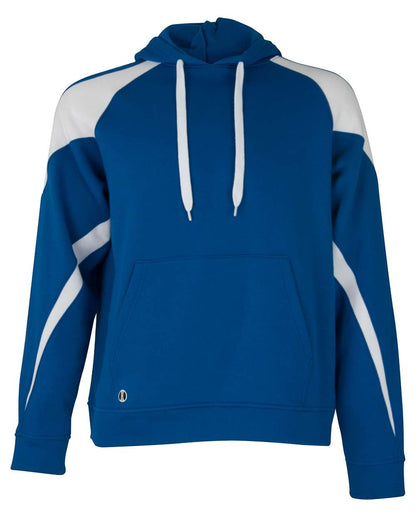 Holloway Unisex Athletic Fleece Prospect Hooded Sweatshirt 229546 #color_Royal/ White