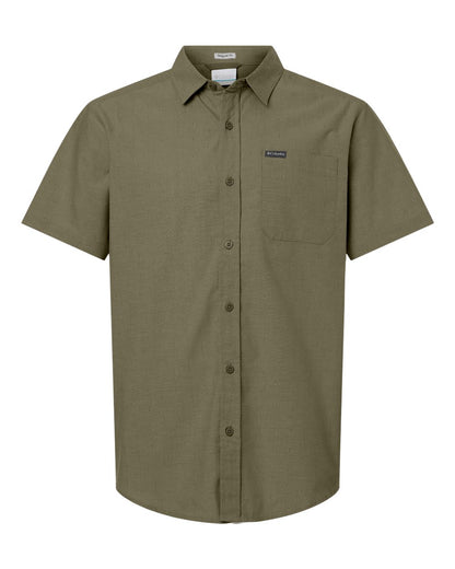 Columbia Men's Rapid Rivers™ Novelty Short Sleeve Shirt 199080 #color_Stone Green