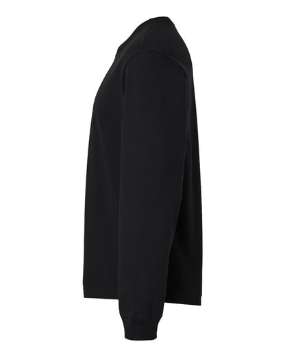 BELLA + CANVAS Unisex 7.5 oz Heavyweight Long Sleeve Tee 4651 #color_Black