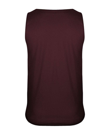 C2 Sport Reversible Mesh Tank 5729 #color_Maroon/ White