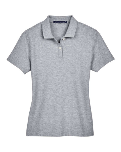 Devon & Jones Women's DRYTEC20™ Performance Polo DG150W #color_Grey Heather