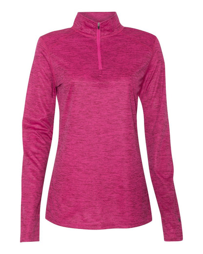 Badger Women’s Tonal Blend Quarter-Zip Pullover 4173 Badger Women’s Tonal Blend Quarter-Zip Pullover 4173