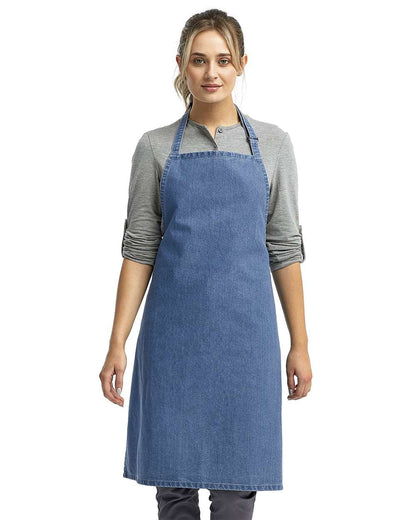 Artisan Collection by Reprime Recycled Bib Apron RP150 #colormdl_Denim Blue